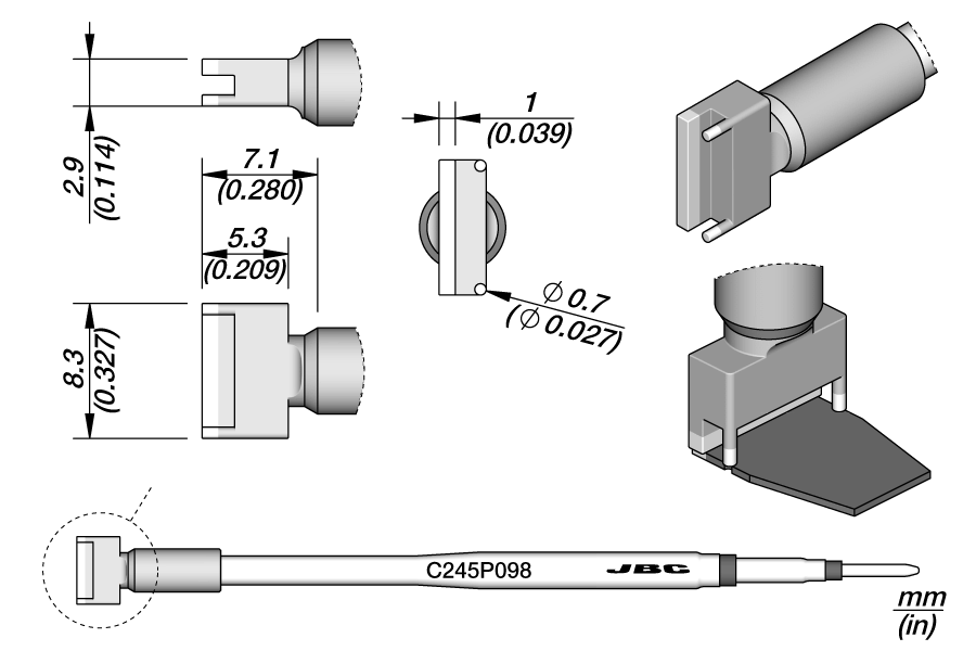 C245P098 - Multipad Cartridge 8.3